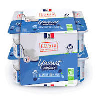 YAOURT NATURE LAIT ENTIER ELIBIO 12X125G
