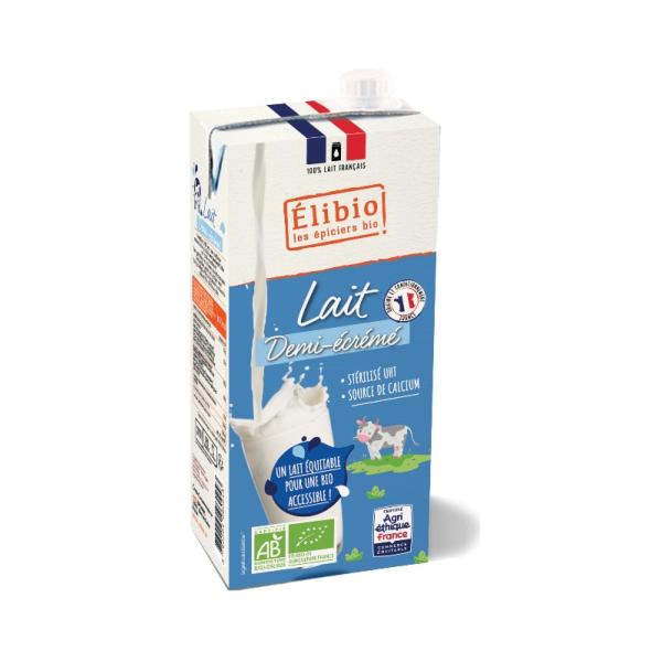 LAIT  DEMI ECREME UHT 1L ELIBIO