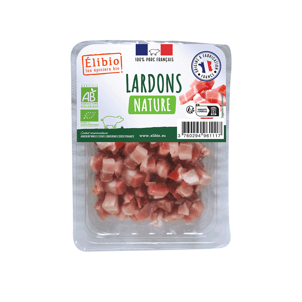 LARDONS NATURE 100Gr ELIBIO