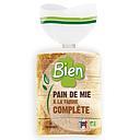 PAIN DE MIE COMPLET SANS SUCRE A 500 GRS