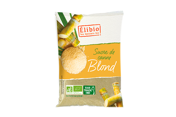 SUCRE DE CANNE BLOND 1KG