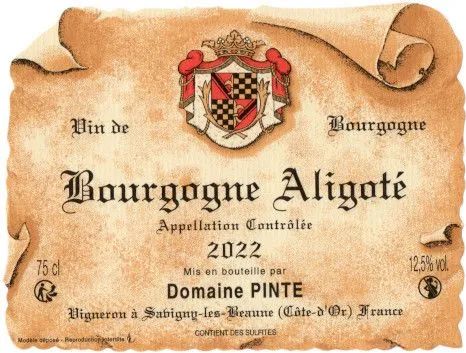 VIN BLANC BOURGOGNE ALIGOTE 2022