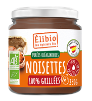 PUREE DE NOISETTE GRILLEE 250G ELIBIO