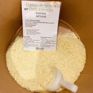 COPEAUX DE SAVON A L'HUILE D'OLIVE  BIO VRAC SAVONS ARTHUR VRAC
