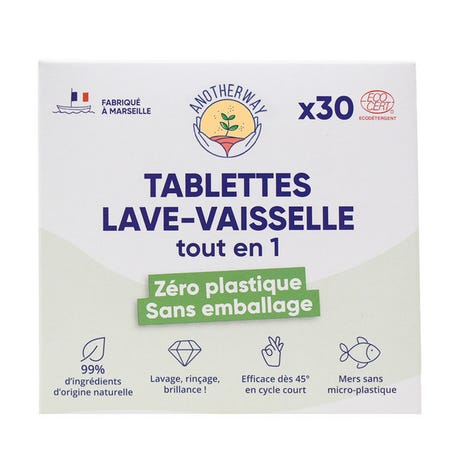 TABLETTES LAVE VAISSELLES X30 PASTILLES