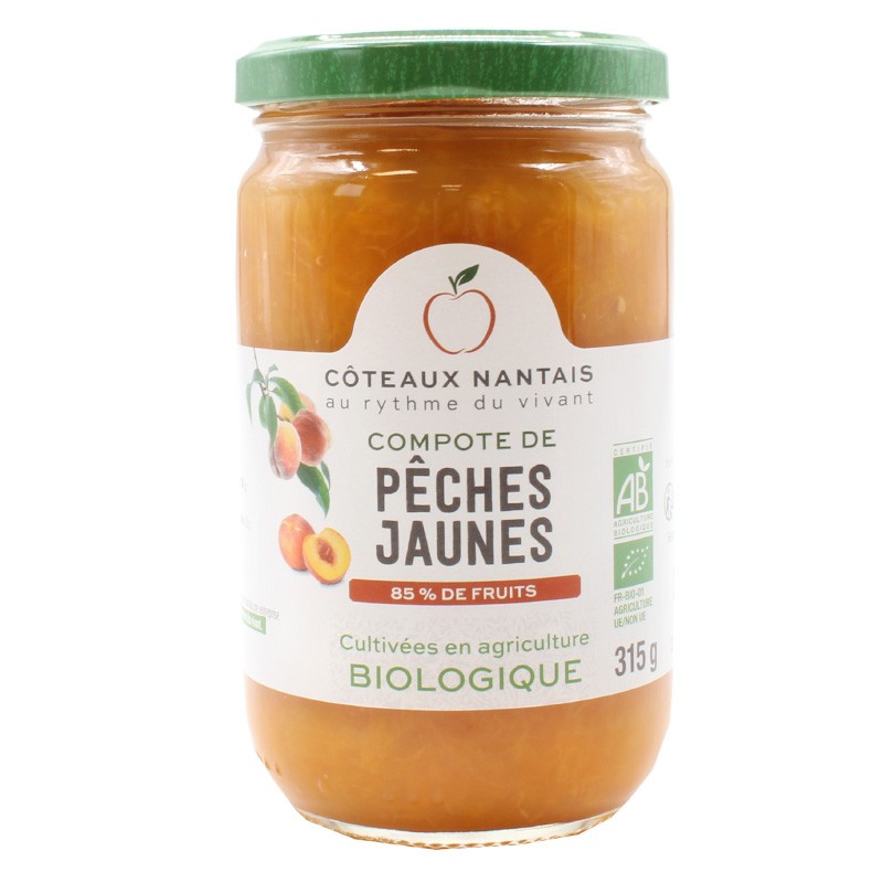 COMPOTE PECHES JAUNES 315G