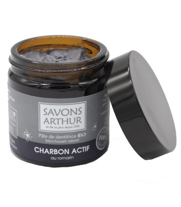 DENTIFRICE EN PATE CHARBON ACTIF AU ROMARIN 80 G