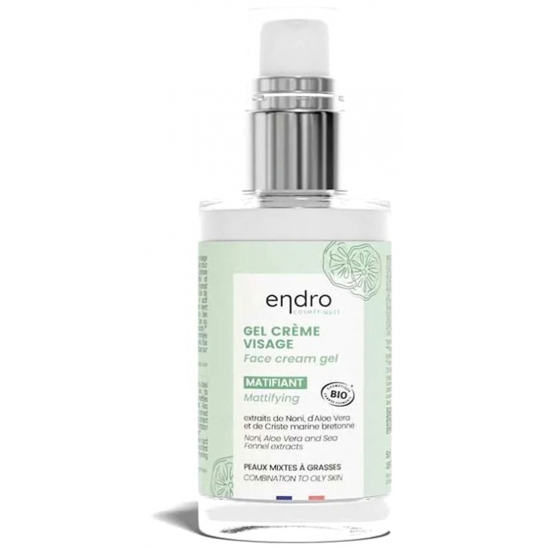 GEL CREME VISAGE MATIFIANT  ENDRO BIO 50ml
