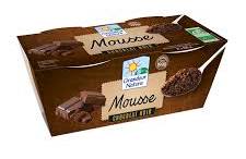 MOUSSE AU CHOCOLAT NOIR 2X60 G