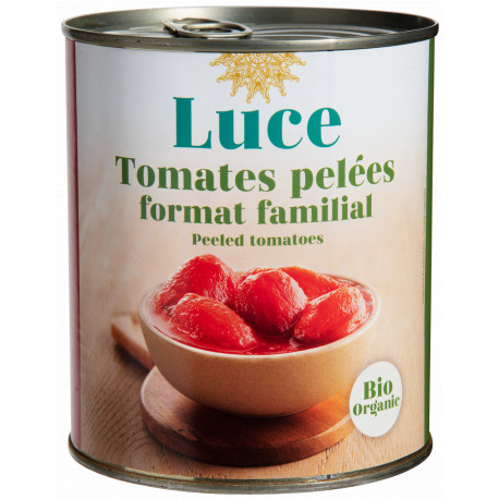 TOMATES ENTIERES PELEES LUCE 800