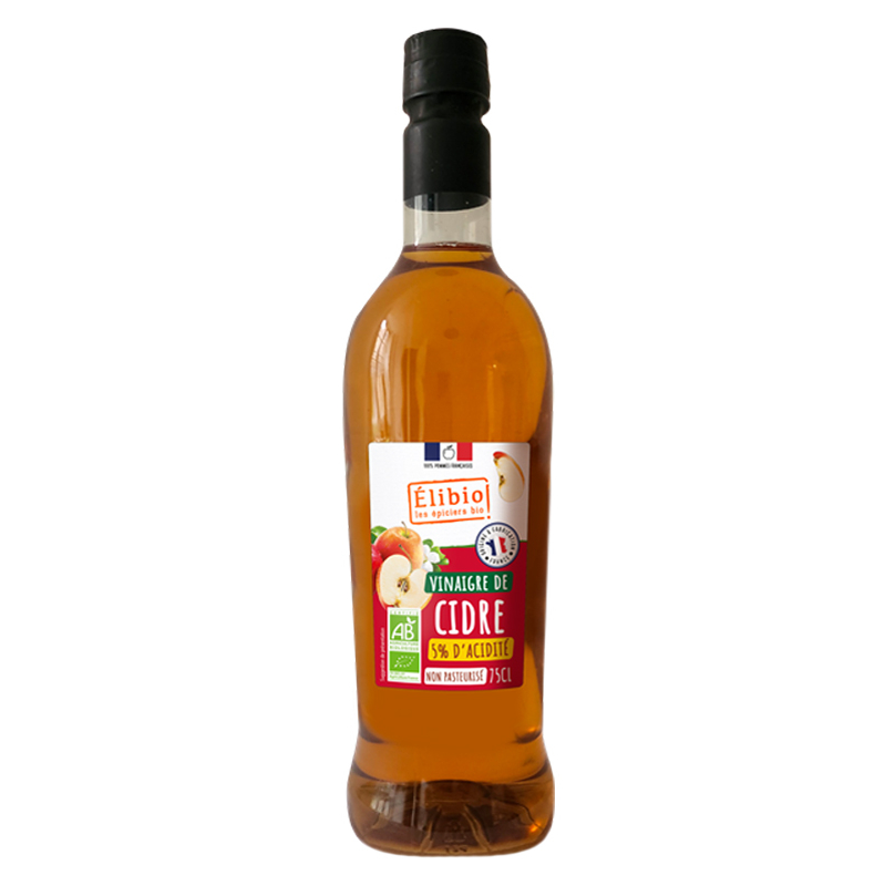 VINAIGRE DE CIDRE 5% 75CL ELIBIO