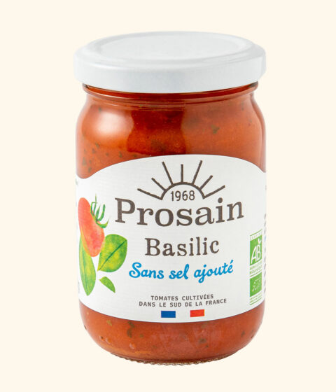 SAUCE TOMATE BASILIC SS SEL AJOUTE PROSAIN 200GR
