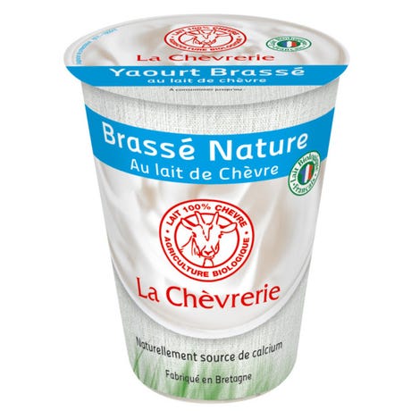 YAOURT BRASSE CHEVRE NATURE 400G