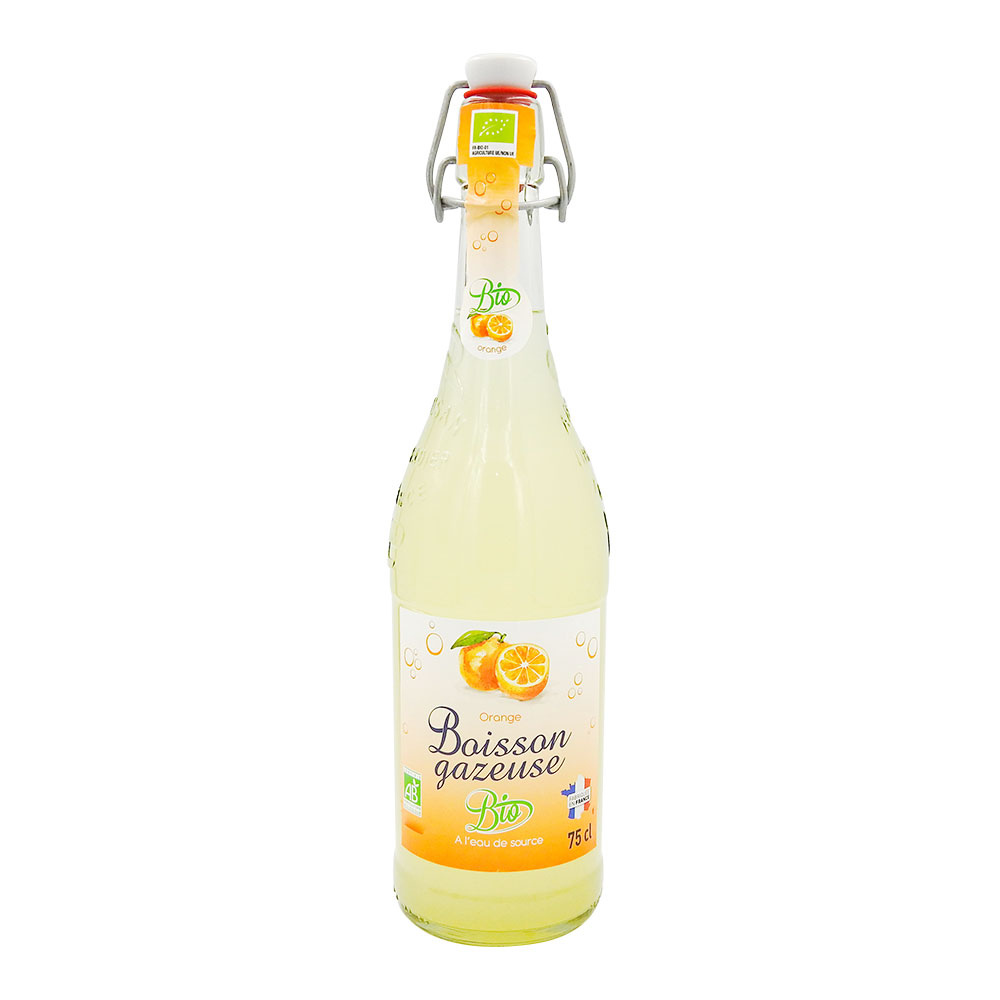 BOISSON GAZEUSE ORANGE BIO 75CL