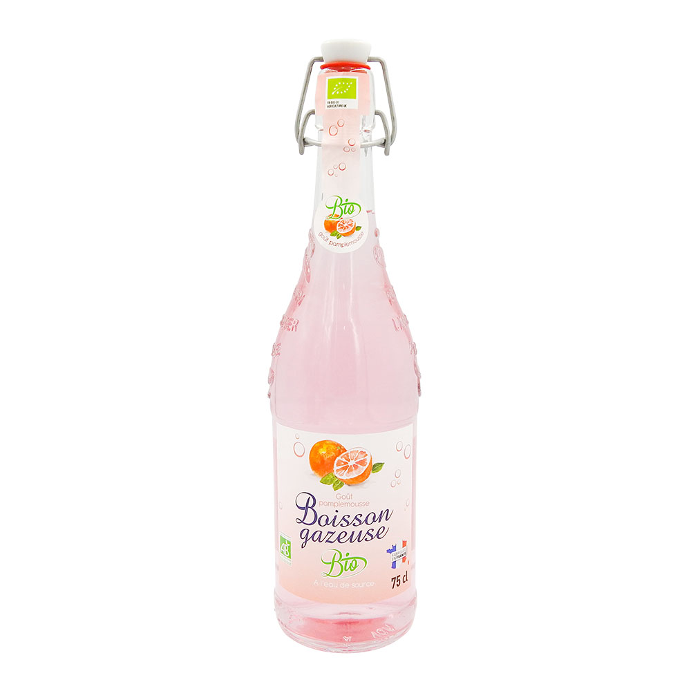 BOISSON GAZEUSE PAMPLEMOUSSE 75CL BIO