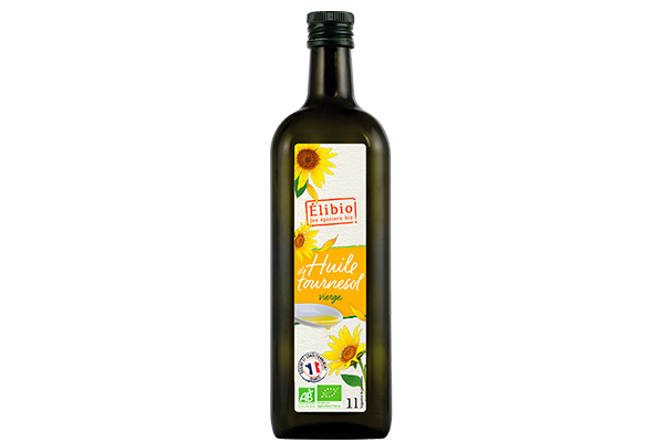 HUILE DE TOURNESOL VIERGE 1L ELIBIO