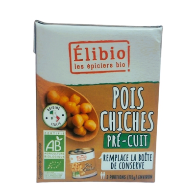 POIS CHICHES BIO TETRAPACK ELIBIO 380G