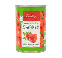 TOMATE ENTIERE PELEE BIO
