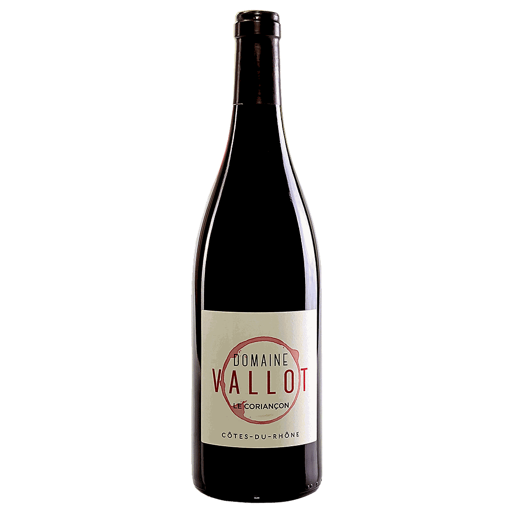VIN COTES DU RHONE LE CORIANCON ROUGE 2022 DOMAINE VALLOT LE CORIANCON R