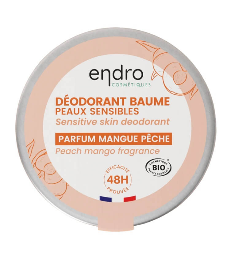 DEODORANT BAUME PEAUX SENSIBLES VOYAGE PARFUM MANGUE PECHE 42g