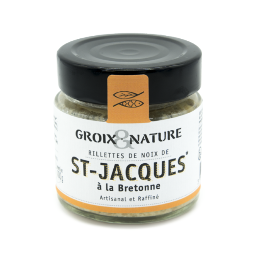 RILLETTE DE ST JACQUES GROIX/NATURE 100G