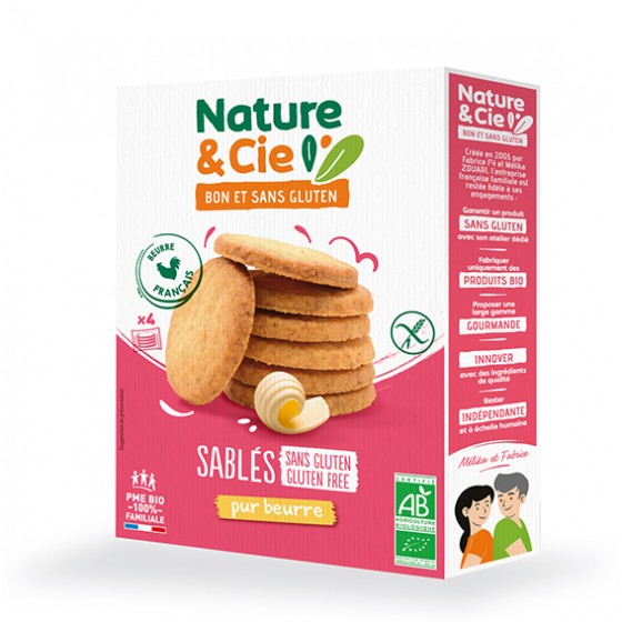 SABLES PUR BEURRE SS GLUTEN 135 G BIO