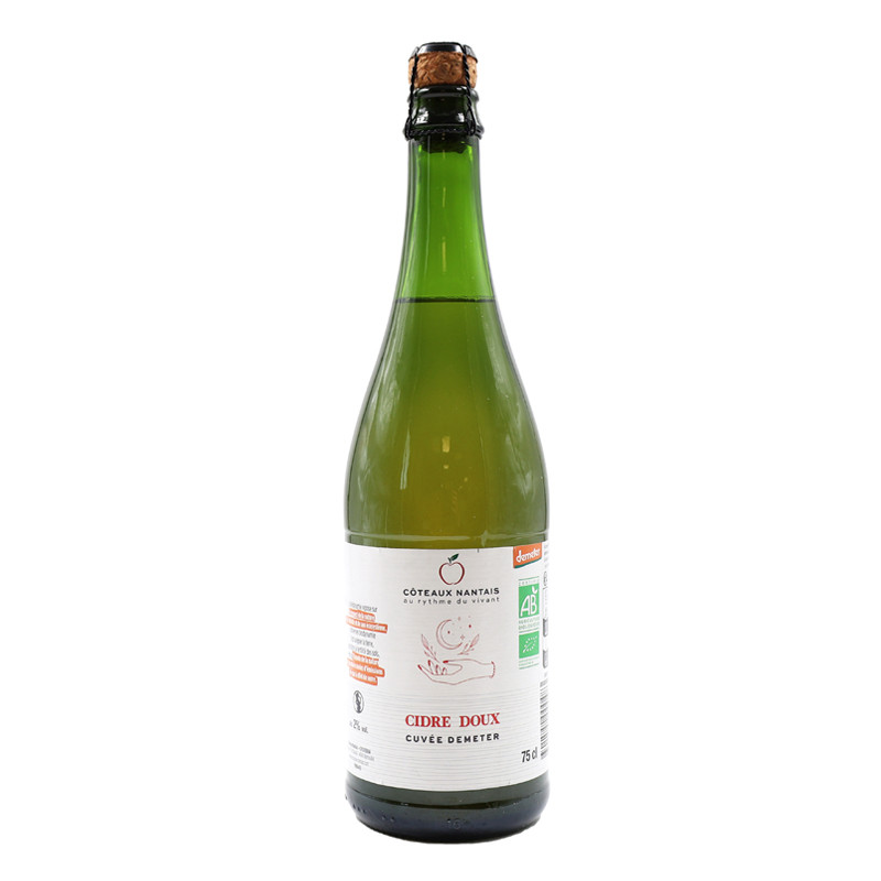 CIDRE DOUX 75CL BIO