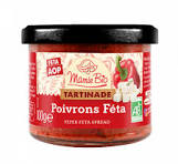TARTINADE DE POIVRONS FETA BIO