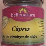 CAPRES AU VINAIGRE DE CIDRE 220G BELLENATURE