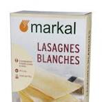 LASAGNES BLANCHES MARKAL 250G