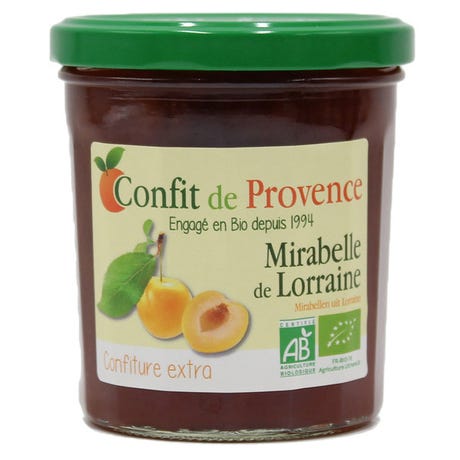 CONFITURE MIRABEL LORAINE CONFIT/PROVENCE 370GR