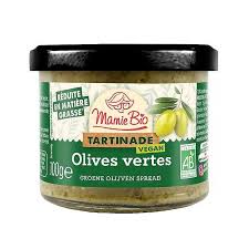 TARTINADE OLIVES VERTES MAMIEBIO