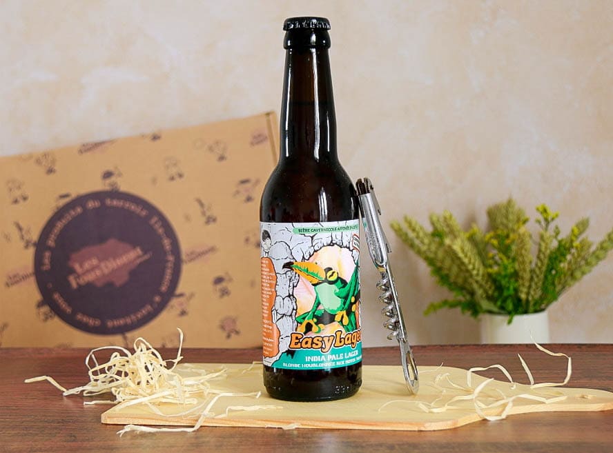 BIERE EASY LAGER 33cl INDIA PALE LAGER 5.8° BIERES DES GROTTES