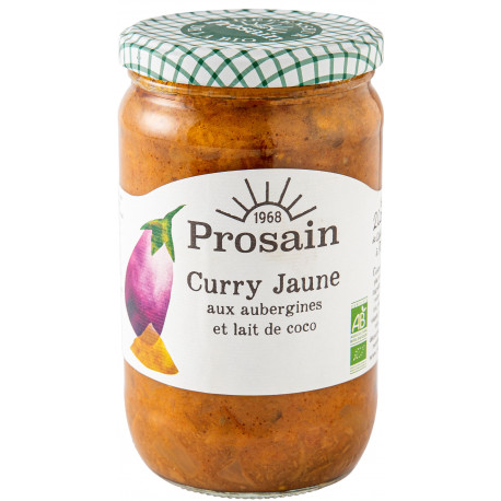 CURRY D'AUBERGINES  650 G BIO
