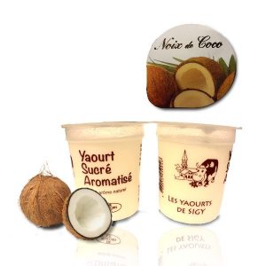 YAOURT AROMATISE NOIX DE COCO SIGY